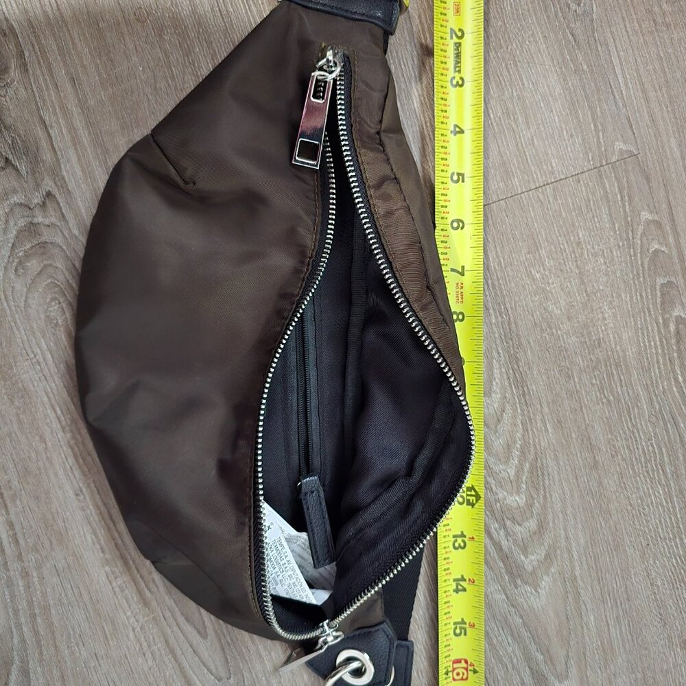 Zara Nylon Belt Bag Olive Green - Picture 6 of 7